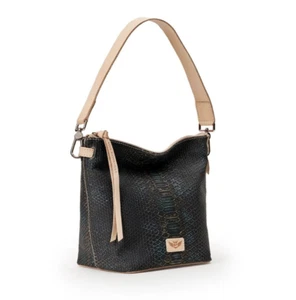 Consuela Rattler Schultertasche mit Keilabsatz - TBLBCOM - Bild 1 von 6