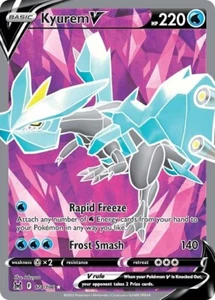 Kyurem V (Full Art) 174/196 Swsh11: Lost Origin Holo Pokemon quasi nuovo PKM - Foto 1 di 1