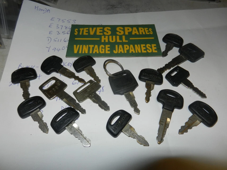 HONDA  KEY  ignition,seat lock ,or steering  ,pick one from my list of numbers . - Image 1 of 1