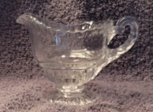 Schöne Vintage Klarglas Milchkännchen - Bild 1 von 4