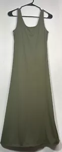 NWOT Polo Ralph Lauren Womens Dress Olive Dark Green S Matte Jersey Sleeveless - Picture 1 of 9
