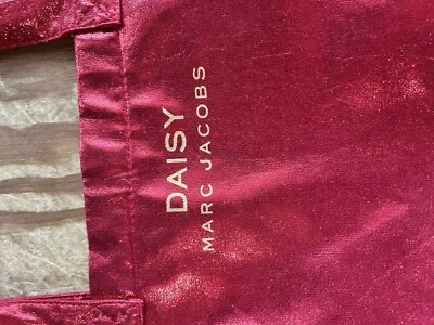 NEW Marc Jacobs Daisy LARGE fabric Red Metallic Holiday Tote Bag - Image 1 of 4