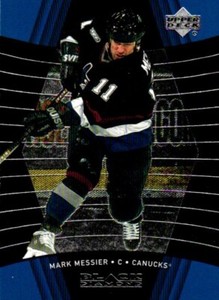 Mark Messier Vancouver Canucks #86 Upper Deck Black Diamond 2000 NHL Hockey Card