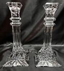 STUNNING Pair of Waterford Crystal “Lismore” 10” Candlesticks Near Mint