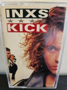 INXS Kick 1987 CASSETTE TAPE MICHAEL HUTCHENCE AUSTRALIAN POP ROCK - Picture 1 of 6