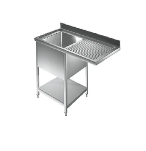 Spülcenter 1200x600 für Spülmaschine Gastro Spüle Spültisch mit 1 Becken links - Bild 1 von 1