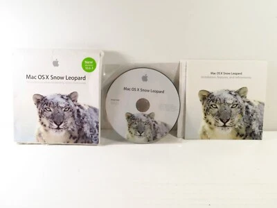 OEM Apple Snow Leopard Mac OS X 10.6.3 Operation System Install DVD, Retail Ver. - Image 1 of 4
