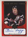 97-98 Sp Authentic Brian Holzinger Auto Sign Of The Times Buffalo Sabres 1997