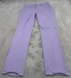 Pantalones de mezclilla para mujer Levis 505 27 púrpura pierna recta ajuste regular elástico 6211 - Imagen 1 de 12