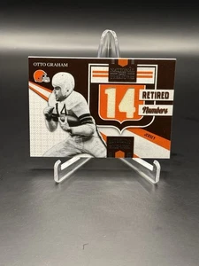 Camiseta deportiva National Treasures Otto Graham 2009 retirada usada en el juego 2/10 set break - Imagen 1 de 2