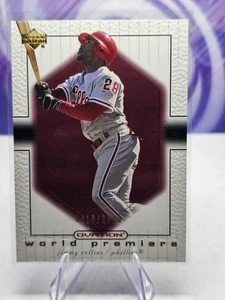 Jimmy Rollins 2001 Upper Deck Ovation World Premiere #0416/2000 #88 Philadelphia - Picture 1 of 2