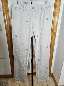 Pantalones Vineyard Vines Elephant Election EE. UU. Raros Bordados Para Hombre 30x32 Votación - Imagen 1 de 6
