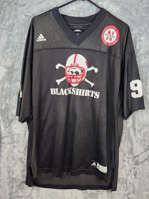 Camiseta de fútbol Adidas Nebraska Cornhuskers camisetas negras #94 negra para hombre talla XL Foto 1 de 4