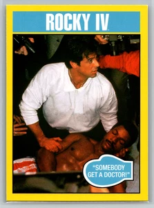 Somebody Get A Doctor 2016 Topps Rocky 40th Anniversary #168 Rocky IV 4 carte - Foto 1 di 2
