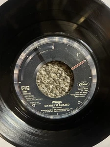 WINGS Maybe I'm Amazed - PAUL MCCARTNEY 45 7" Record Vinyl Records - Picture 1 of 2
