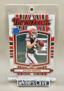 🚨 2025 Donruss Rated Rookie DILLON GABRIEL Throwback #15 RC Browns 🏈 - Picture 1 of 2