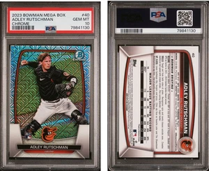 2023 Bowman Mega Box Chrome 40 Adley Rutschman RC PSA 10 Orioles - Bild 1 von 1