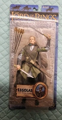2003 Señor de los Anillos Legolas con Armadura Rohan El Retorno del Rey Figura NUEVO Foto 1 de 3