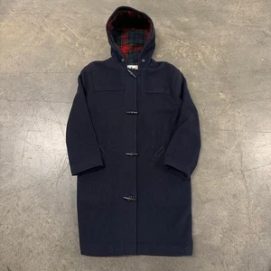 Vintage LL Bean Wool Duffle Parka Coat  Size 4 - Picture 1 of 7