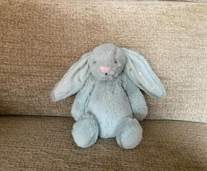Jellycat Small Bashful Sparklet Bunny Rabbit Plush Soft Toy Mint Green - Picture 1 of 8