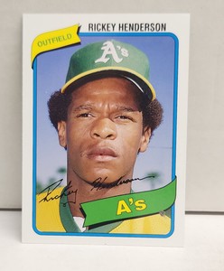 RICKEY HENDERSON 2006 Topps Rookie of the Week #21 ~ ATHLETICS