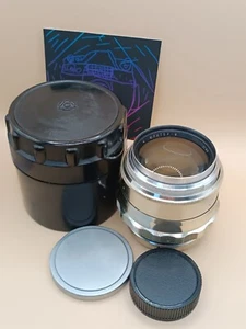 Lente Jupiter-9 2/85 M39 Montaje con tornillo Raro Plateado Carl Zeiss Sonnar Sucesor - Imagen 1 de 24