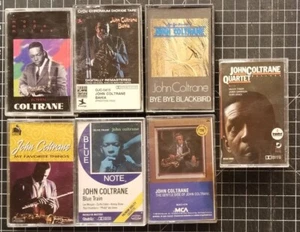 7 JOHN COLTRANE Cassettes BLUE TRAIN Ballads MY FAVORITE THINGS Bahia + 3 TAPES - Picture 1 of 3