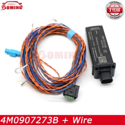 Módulo de presión de neumáticos TPMS para AUDI RS3 RS4 RS5 A6 A7 A8 Q7 Q8 4M0907273B + cable Foto 1 de 4