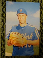 BOB OJEDA 1986 New York Mets ⚾ Team Issue Barry Colla RARE HTF 📷 Postcard #4188