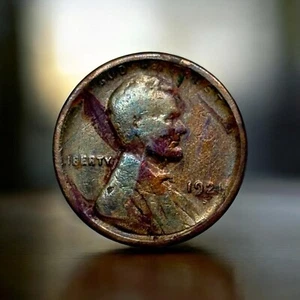 One of a Kind! 1921-S Lincoln Wheat 1C Alloy Woody and Missing Letters Errors! - Picture 1 of 3