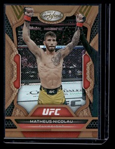 2023 Panini Chronicles UFC - MATHEUS NICOLAU Certified Gold Foil SP /199