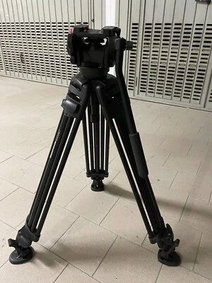 Manfrotto 525 MVB Tripod and 501 HDV Fluid Head kit - Immagine 1 di 4