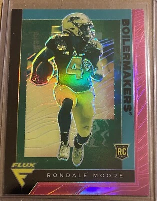 Rondale Moore RC 2021 Flux Draft Picks #245 Pink Prizm - Image 1 of 2