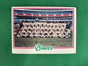 1978 Topps #551 Atlanta Braves CL Atlanta Braves - Picture 1 of 1