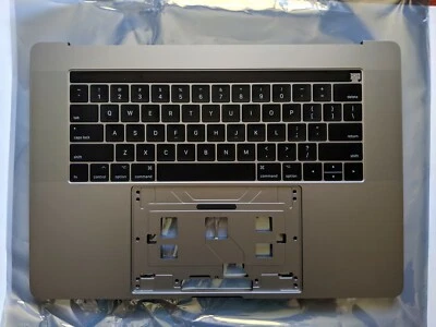 Space grey A1707 Top case US Keyboard touchbar Macbook Pro Retina 15" Palm rest  - Image 1 of 4