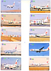 10 kart telefonicznych SERIA RZADKOŚĆ phonecard Samolot DISNEY Air China Samolot