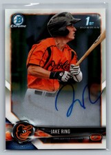 2018 Bowman Chrome Jake Ring Prospects Autographs  AU  CPA-JRI