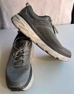 Hoka One One Hombres Bondi Dove Gris Zapatos para Correr EE. UU. Talla 8 UE 41.5 Tenis con Corbata - Imagen 1 de 13