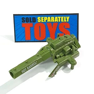 GI Joe Silver Mirage CANNON machine gun motorcycle sidecar vehicle green part - Picture 1 of 7