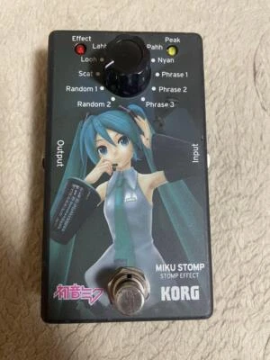 Pédale d'effet vocaloid pour guitare KORG KB10 Hatsune Miku Stomp testée depu... - Photo 1/4