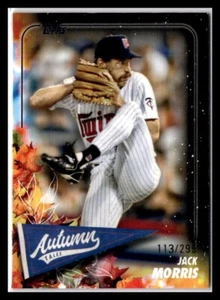 2024 Topps Update Series - Autumn Tales Jack Morris #AT-31 Black /299 - Picture 1 of 2