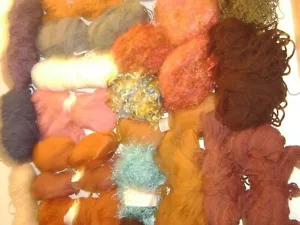 Lot of 30 pcs NEW THREAD: Wool, Silk, Acrylic, Cotton, Polyester - Picture 1 of 12