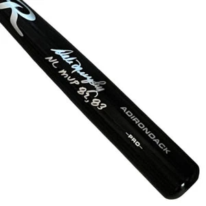 Dale Murphy Signed NL MVP 82,83 Inscription Rawlings Black Baseball Bat (Beckett - Picture 1 of 2