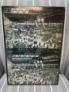 Gibsons 1000 Piece Jigsaw Puzzle Waterloo Station NEW SEALED - Picture 1 of 2