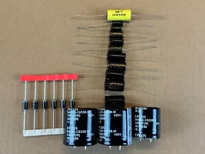 Wurlitzer 550 Jukebox Amplifier REBUILD KIT New Capacitors Recap - Picture 1 of 1