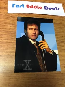 1996 TOPPS TRADING CARDS THE X-FILES FOX MULDER TARJETA DE PERFIL 03 DAVID DUCHOVNY - Imagen 1 de 2