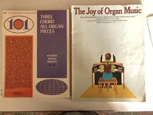 Vintage 101 3-chord All Organ Pieces /The Joy of Organ Music (two books & bonus) - Picture 1 of 7