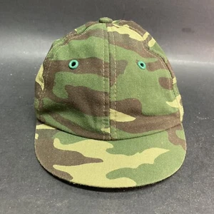 VTG Kids Designer Awards Kiddies Size Camo Camoflauge Trucker Hat Retro Cap GUC - Picture 1 of 9