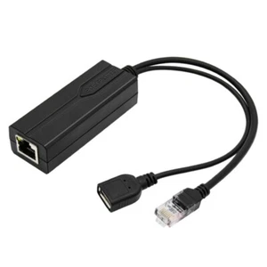 USB POE Separator POE Splitter 5V Power Supply For Camera Routers Switches - Afbeelding 1 van 8