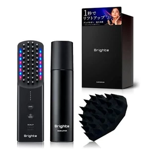 Brighte ELEKI BRUSH+ Facial Device EMS Skin Care Set with Lotion & Scalp Brush - Picture 1 of 9